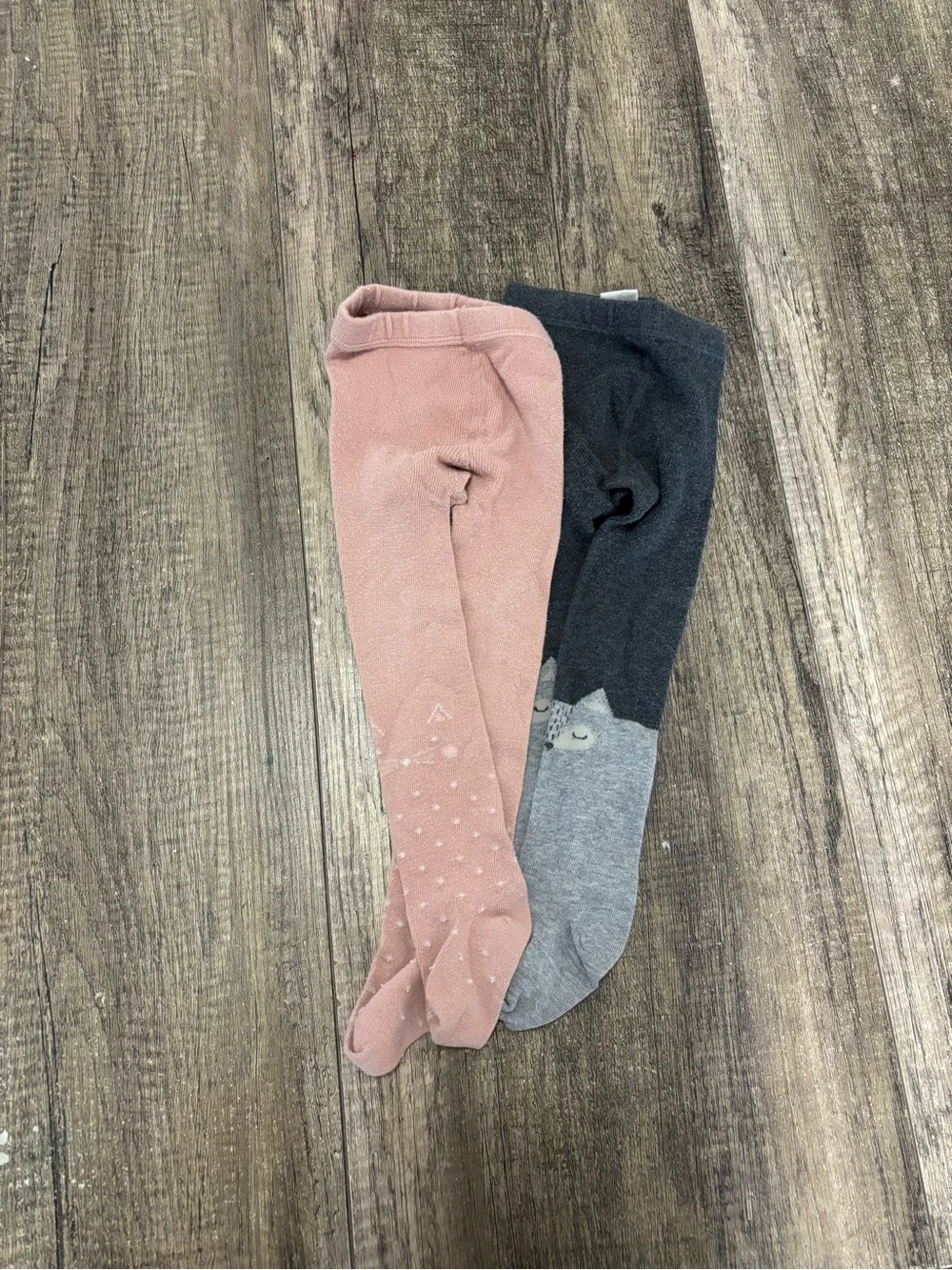 Zara 6/12 month fox and cat tights